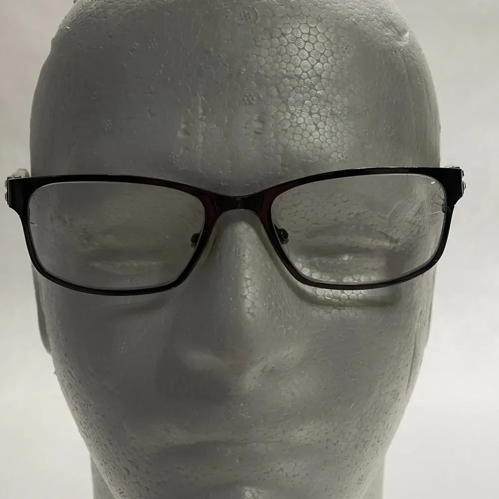 Eyeglass Frame Only Made With Swarovski Crystals Unknown Brand Tortoise Square